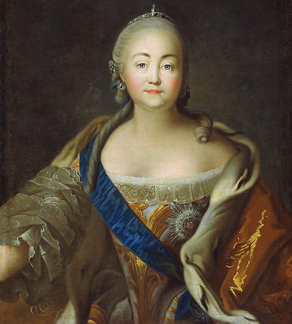 Елизавета Петровна (портрет работы И.П. Аргунова)