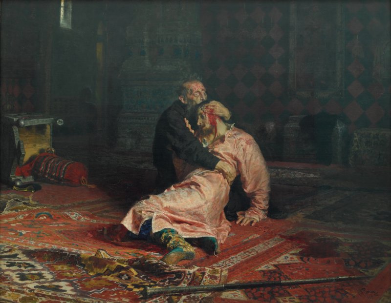 Репин Илья Ефимович «Иван Грозный и его сын Иван 16 ноября 1581 г.»